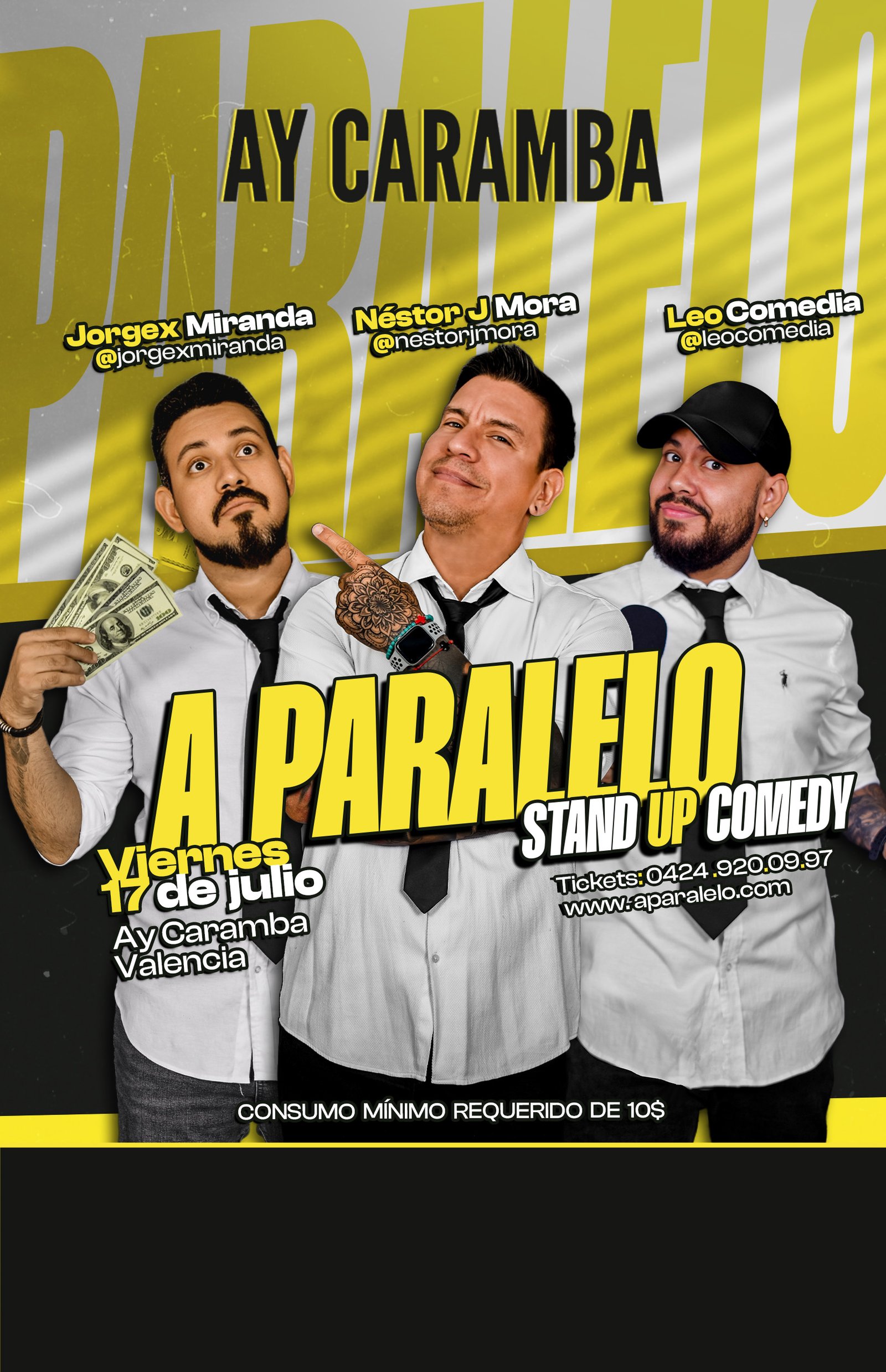 Flyer Ay Caramba Valencia
